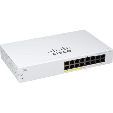 Cisco CBS110-16PP | Swich não gerenciavel | 16 portas Gb Ethernet Cisco CBS110-16PP | Swich não gerenciavel | 16 portas Gb Ethernet