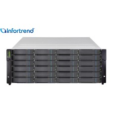 EonStor GS 3024R2C Gen2 Infortrend - 4U Enterprise - controlador redundante - Storage NAS / SAN com 24 Baias SAS e SATA EonStor GS 3024R2C Gen2 Infortrend - 4U Enterprise - controlador redundante - Storage NAS / SAN com 24 Baias SAS e SATA