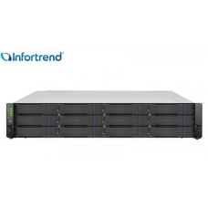 Gabinete de expansão Rackmount Infortrend modelo JB 312R com 12 baias para discos SAS e SATA Gabinete de expansão Rackmount Infortrend modelo JB 312R com 12 baias para discos SAS e SATA