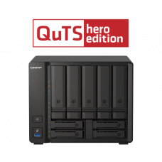 Qnap TS-h973AX Storage com 9 baias - Ryzen - QTS ou QuTS Hero ZFS - até 90 TB Qnap TS-h973AX Storage com 9 baias - Ryzen - QTS ou QuTS Hero ZFS - até 90 TB