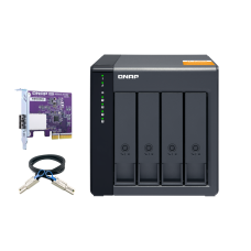 Qnap TL-D400S - Unidade de expansão JBOD com 4 baias - conexão SATA Qnap TL-D400S - Unidade de expansão JBOD com 4 baias - conexão SATA