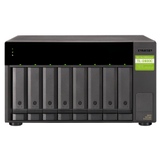 Qnap TL-D800C - Unidade de expansão JBOD com 8 baias - conexão USB 3.2 Gen2 Tipo C Qnap TL-D800C - Unidade de expansão JBOD com 8 baias - conexão USB 3.2 Gen2 Tipo C
