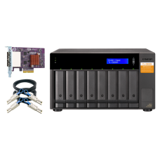 Qnap TL-D800S - Unidade de expansão JBOD com 8 baias - conexão SATA Qnap TL-D800S - Unidade de expansão JBOD com 8 baias - conexão SATA