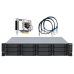 Qnap TL-R1200S-RP - Unidade de expansão JBOD com 12 baias - conexão SATA Qnap TL-R1200S-RP - Unidade de expansão JBOD com 12 baias - conexão SATA