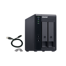 Qnap TR-002 | unidade de expansão JBOD com 2 baias | conexão USB 3.2 Gen 2 Qnap TR-002 | unidade de expansão JBOD com 2 baias | conexão USB 3.2 Gen 2