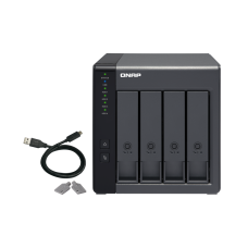 Qnap TR-004 | unidade de expansão JBOD com 4 baias | conexão USB 3.2 Gen 2 Qnap TR-004 | unidade de expansão JBOD com 4 baias | conexão USB 3.2 Gen 2