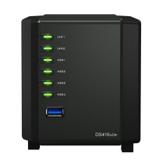 Synology DS416slim Storage NAS 4 baias Synology DS416slim Storage NAS 4 baias